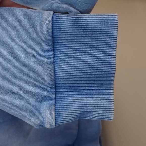 EASEL Los Angeles Boho Ombre Faded Pocket Hooded Long Sleeve Sweatshirt - Picture 7 of 12